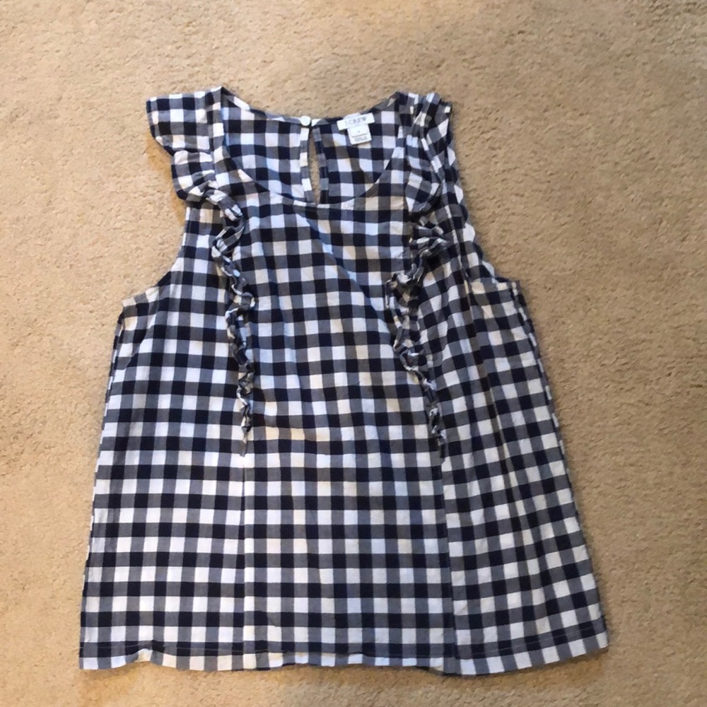 J Crew Ruffle Top
